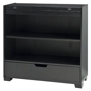 Hollis Bookcase Workstation - Black