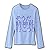 そうだ、精神科行こう！ リブクルーネック長袖Tシャツ