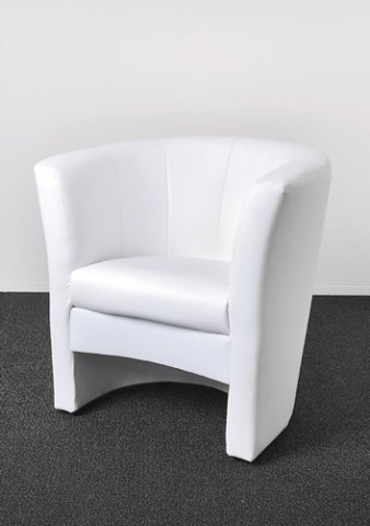 Blackredwhite Cocktailsessel Pepe Weiss weiss