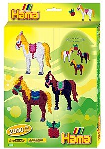 Hama Beads Horse Mobile Hanging Box