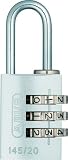 ABUS 466113 Aluminium-Zahlenschloss 145/20, silber