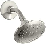 Kohler K-45123-BN Alteo Single-Function Katalyst Showerhead, Vibrant Brushed Nickel