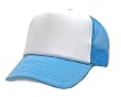 New Vintage Foam Trucker Hat Cap (Comes In 10 Different Colors), Light Blue