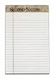 TOPS 74830 Second Nature Recycled 5x8 Pads, Jr. Legal Rule, White, 50 sheets/pad, 12/pk