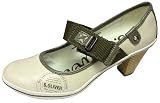 s.Oliver Spangenpumps SLIP-ONS Nr. 5-5-24418-24 OFFWHT/ KHAKI