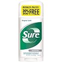Sure Original Solid Anti-Perspirant and Deodorant, Unscented, 3.3-Ounces (Pack of 6)