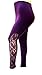 Womens Plus Size Yoga Sport Leggings Pants with Elegant Lace Made in USA 1X-2X-3X