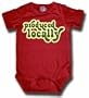Small Plum Produced Locally Bodysuit, Berry, 0-3 Months