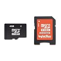 ByteStor 4GB Micro SDHC Class 4 Memory Card