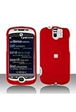 HTC T-Mobile myTouch 3G Slide Rubberized Shield Hard Case Red