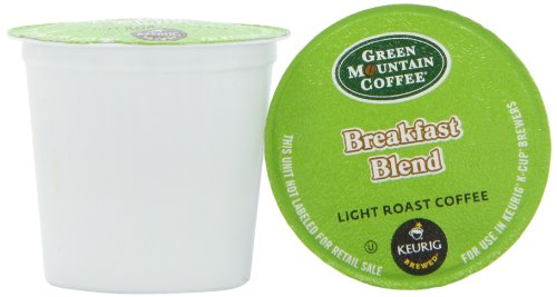 Green Mountain Coffee, Breakfast Blend K-Cup Portion Pack for Keurig Brewers, 50-count