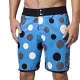 Quiksilver Men’s “Hokus Polkus 18″ Boardshorts Blue and Black 101171-NBL