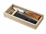 Opinel - 815 - Plumier N°8 Carbone + Gaine Noire avec Mousqueton