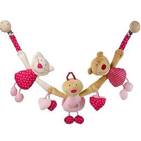 SIGIKID - Pram Chain with Hearts by Sigikid