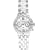Anne Klein New York Women's White Enamel and Diamond Accented Watch #12-1641WMWB