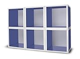 IMAGE OF Way Basics Eco Modular Cubes Storage and Organization, Blue