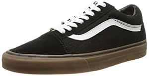 Vans Unisex Old Skool (Gumsole) Black/Medium Gum Skate Shoe 11 Men US