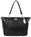 AVA Tote in Crossgrain Leather in Black $350.00