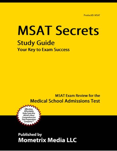 MSAT Secrets Study Guide: Admissions Test