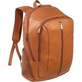 Le Donne Leather 17 Laptop Back Pack Tan thumbnail