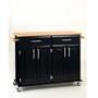 Home Styles 4528-95 Island Kitchen Cart, Black