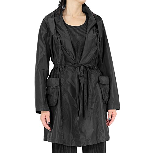 SPECCHIO(スペッチオ) 高密度ハイカウント フード付き 膝丈 スプリングコート Free