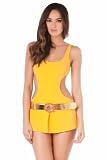 Michael Kors Collection Sun Deck Skirted One Piece Monokini
