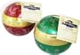 GHIRARDELLI HANGING ORNAMENT BALLS filled with GOURMET CHOCOLATE Set of 2
