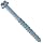 Wej-It Stalgard Coated Coated Carbon Steel Hex Washer Head Drive, Concrete Screw, USA Made, 3/16" Diameter, 3-3/4" Length, Pack of (100)