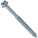 Wej-It Stalgard Coated Coated Carbon Steel Hex Washer Head Drive, Concrete Screw, USA Made, 3/16" Diameter, 3-3/4" Length, Pack of (100)