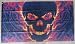 Pirate Skull and Fire Large Flag - 5' x 3'._s-1