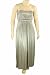 Ruby Rox Strapless Dress Silver 2X