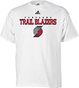 Portland Trail Blazers White Adidas True T-Shirt