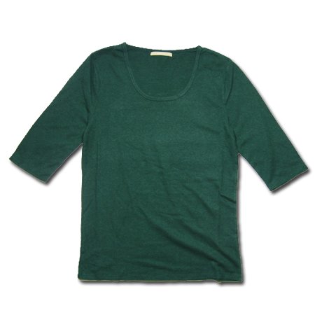 Cover image : COBANO(コバノ) LIGHT SEVEN SLEEVES TEE ヘンプコットン ７分袖 カットソー / リーフ