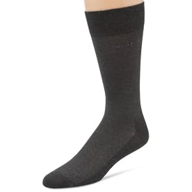 Hugo Boss Men's Boss Black Herringbone Pattern Sock