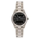 Tissot Womens T34.7.187.62 PR50 Stainless-Steel Black Dial Watch