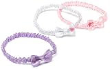 Carter's 3 Pack Girls Fun & Fancy Headwraps - Pink/White, 0-6 Months