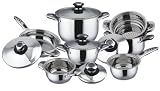 Kitchenup - KI-BCX12 - Batterie de Cuisine - 12 Pièces