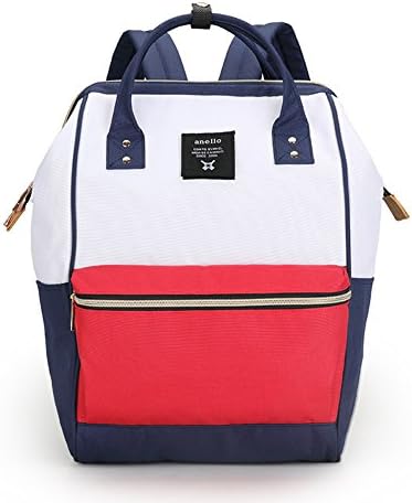 Qiaoshubao Fashion Excellent Fabric Handbag Leisure Outdoor Bag (red blue white)