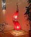 Hennalampe Lera 150 cm rot