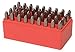Letter and Number Set, 1/4 In. H, Steel