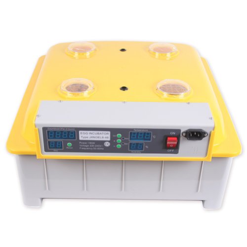 Sanven Janoel 48 Eggs Digital Automatic Turner Incubator Hatcher with 