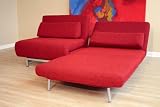 Quintiliano Red Convertible  Sofa / Bed