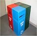 Pillar Bin Recycling Station - Floor Mounted