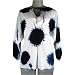 Alma de A&ntilde;il, Long Sleeve Indigo Dyed Blouse