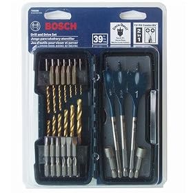Bosch T4039 Drill and Drive Set, 39-Piece (Blue)