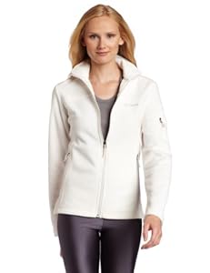Columbia Women's Fast Trek II Full Zip Fleece Jacket, Sea Salt, Medium
