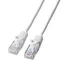 カテゴリ5e単線LANケーブル 1m LKB5T-01W (ホワイト)