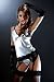  : Di Murini Ivory Silk and Black Lace Camisole