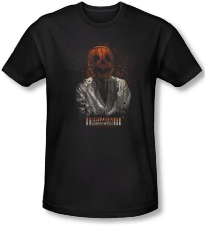 Halloween Iii - Mens H3 Scientist Slim Fit T-Shirt, Size: XX-Large, Color: Black